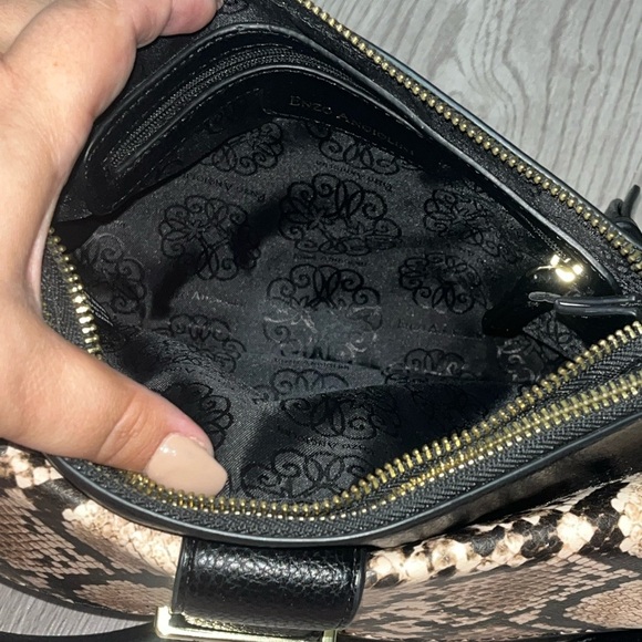 Enzo Angiolini Women Snake Print Satchel Bag, Neutral Snake - Picture 13 of 16